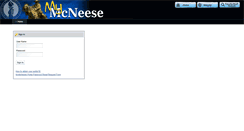 Desktop Screenshot of mymcneese.mcneese.edu